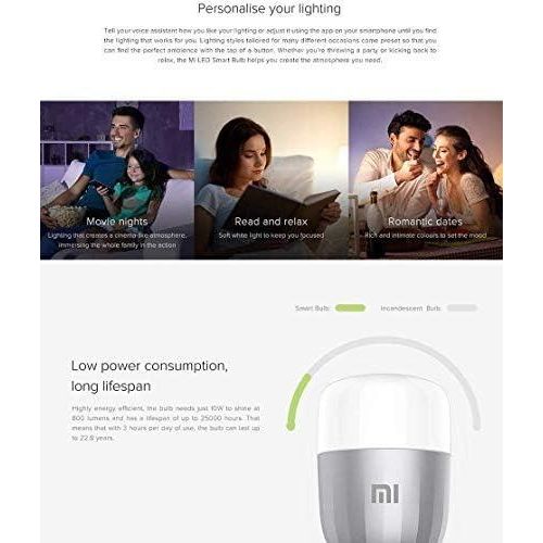 XIAOMI Mi Smart Led Bulb Essential ,White And Color