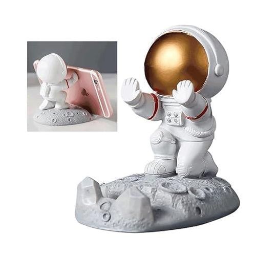 Astronaut Doll Phone Holder Stand for Desk, Bed, Tablet, iPad, iPhone, 10-25 cm