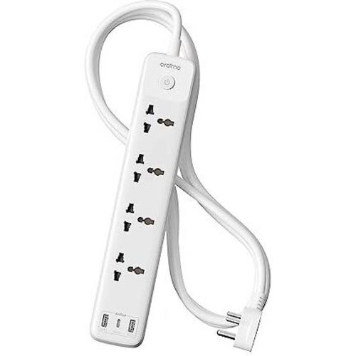 Oraimo PowerHub C 2M 4-AC 3-USB Power Strip Powerful Extension Cord With 3 Charging Ports