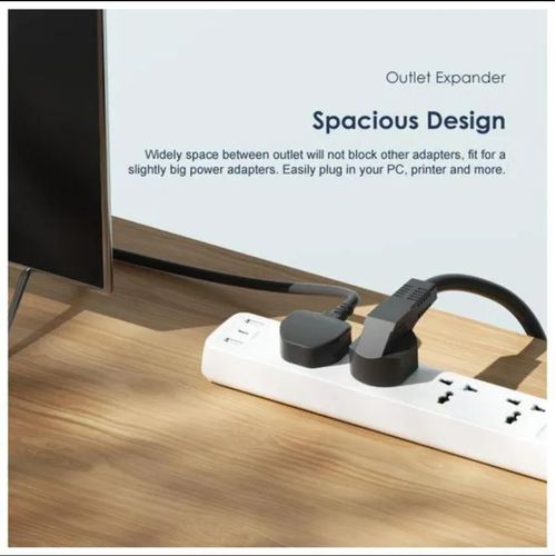 Oraimo PowerHub C 2M 4-AC 3-USB Power Strip Powerful Extension Cord With 3 Charging Ports