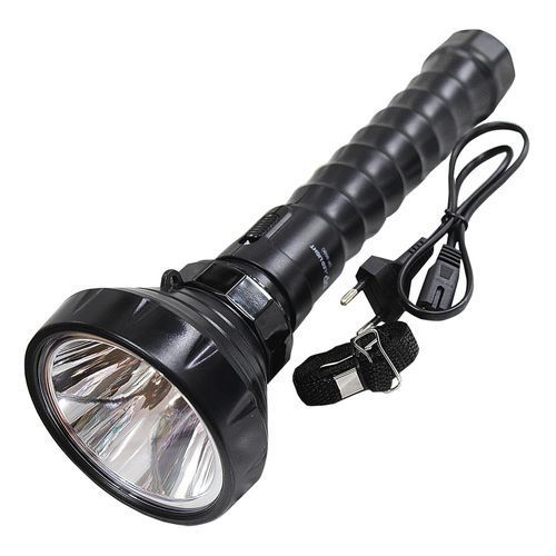 Dp Portable, Powerful And Rechargeable Flashlight Torch - Black