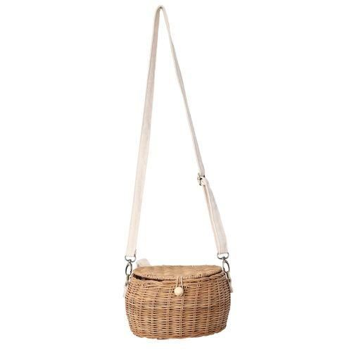 Back Basket Children Bicycle Basket Handmade Tattan Bag