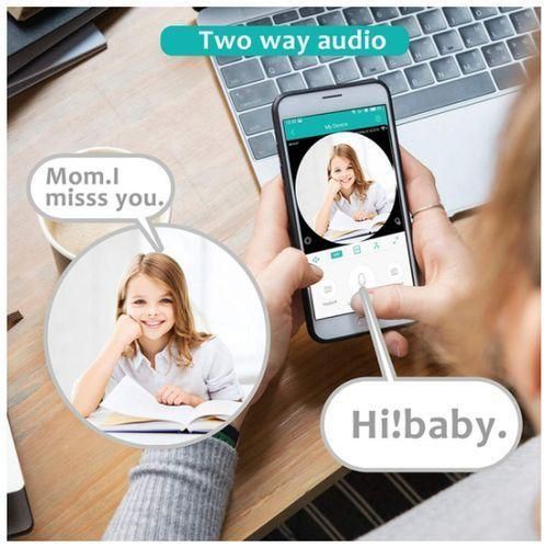 Home Security CCTV Spy Bulb Camera &Two Way Audio - White