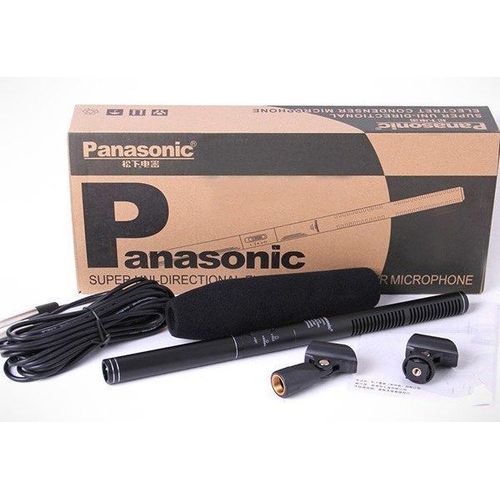 Professional Super Uni-Directional Electret Condenser Microphone Boom  For Mobile Phone, DSLR Cameras- Black