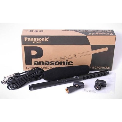 Professional Super Uni-Directional Electret Condenser Microphone Boom  For Mobile Phone, DSLR Cameras- Black