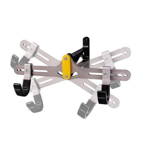 Wall Rack Holder Adjustable Hooks Durable For