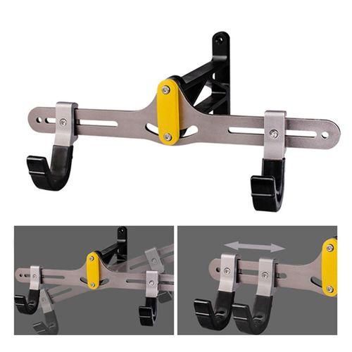 Wall Rack Holder Adjustable Hooks Durable For