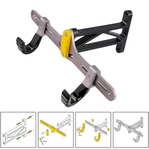 Wall Rack Holder Adjustable Hooks Durable For