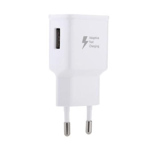 Samsung Adaptive Charger Fast Quick Charging USB Travel Wall Adapter 9.0V 1.67A 5.0V 2.0A for Galaxy S6 Note4 - White