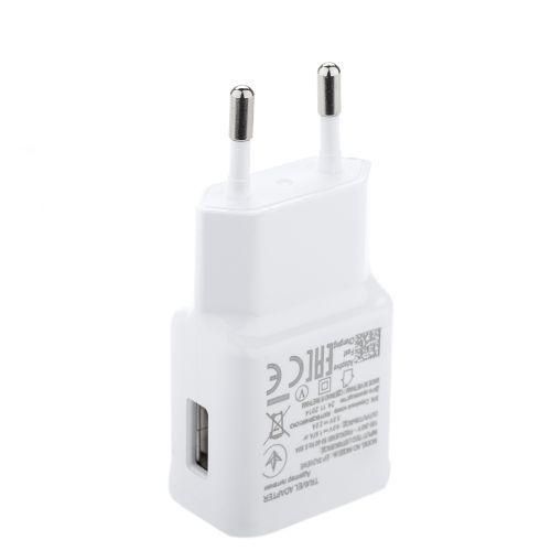 Samsung Adaptive Charger Fast Quick Charging USB Travel Wall Adapter 9.0V 1.67A 5.0V 2.0A for Galaxy S6 Note4 - White