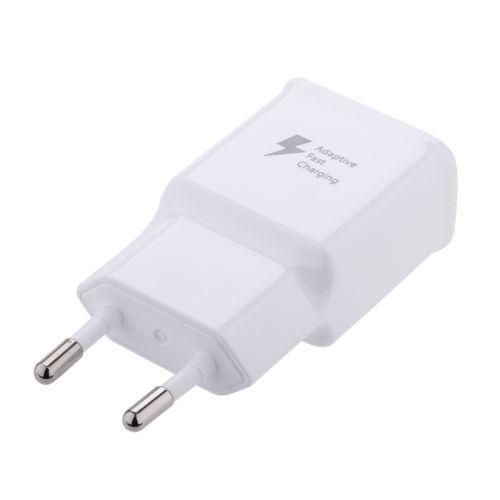 Samsung Adaptive Charger Fast Quick Charging USB Travel Wall Adapter 9.0V 1.67A 5.0V 2.0A for Galaxy S6 Note4 - White