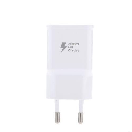 Samsung Adaptive Charger Fast Quick Charging USB Travel Wall Adapter 9.0V 1.67A 5.0V 2.0A for Galaxy S6 Note4 - White