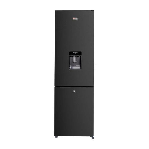 Sayona 340L Double Door Bottom Freezer With Dispenser &ndash; Black