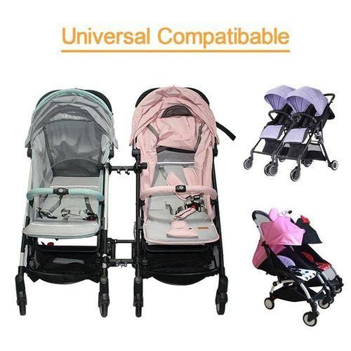 3Pcs Univesal Baby Stroller Connectors Twins Double Seat Pushchair Stroller Pad