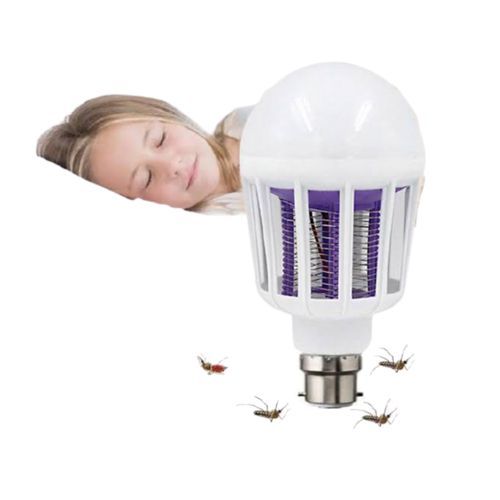 2in1 Insect Zapper Led Mosquito Trap Bulb- White