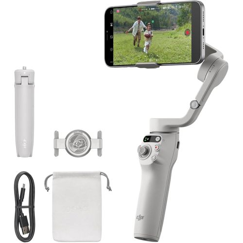 DJI Osmo Mobile 6, 3-Axis Phone Gimbal, Object Tracking, Built-in Extension Rod, Portable and Foldable, Gimbal Stabilizer for iPhone, Andriod, YouTube TikTok Video