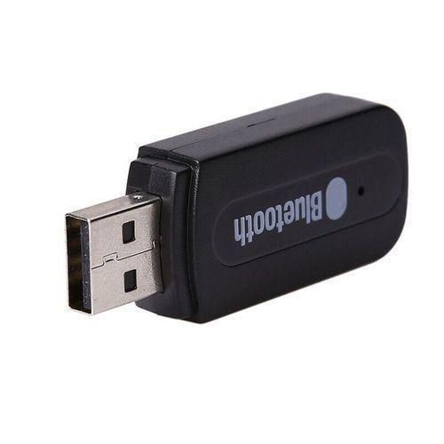 Sodial 1X(3.5mm Stereo Audio Music Speaker Receiver Adapter Dongle USB Bluetooth W U7F4