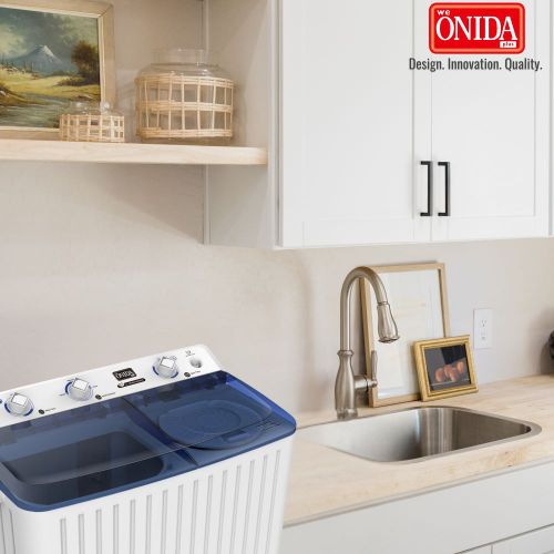 Onida Plus 6.5kg Twin Tub Washing Machine - White.(2 Yrs WRTY)