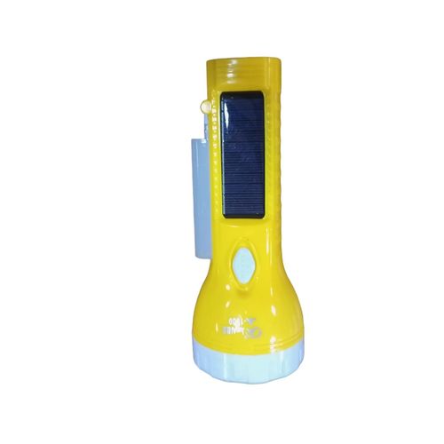 Led Flashlight Rechargeable Torch - Orange/Black/Yellow
