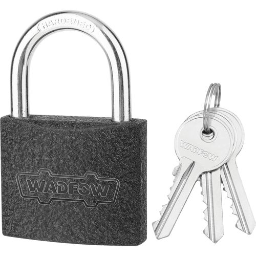 WADFOW WPD5530 - Iron Padlock - Black