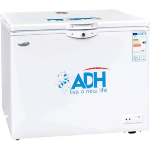 ADH 400 Liters Chest Freezer Deep Freezer That Keeps Cool For Longer Hours Even Without Power-Silver/White