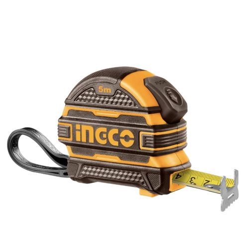 INGCO HSMT08519 - Steel Measuring Tape - Orange