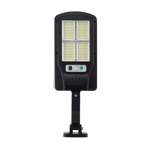 outdoor spotlight with solar panel motion sensor with remote control street lamp, wall mounted cold light 6000-6500K