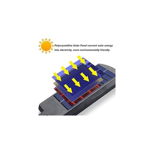 outdoor spotlight with solar panel motion sensor with remote control street lamp, wall mounted cold light 6000-6500K