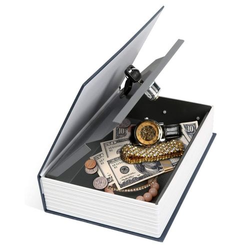 15*11.5*7.5cm  HC-66003 Robust Metal Cash Box, Secure Money Storage with Lock and Key - Versatile Solution for Home and Travel