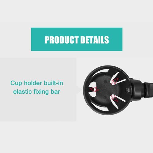 Stroller Cup Holder Universal Cup Holder for Bottle with Adjustable Width Clip Bottle Holder for Stroller Pushchair New NO5300