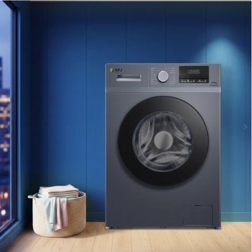 SPJ 8Kg Front Load Fully Automatic Washing Machine -Grey (5YRs WRTY)