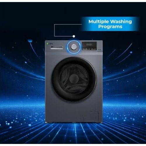 SPJ 8Kg Front Load Fully Automatic Washing Machine -Grey (5YRs WRTY)