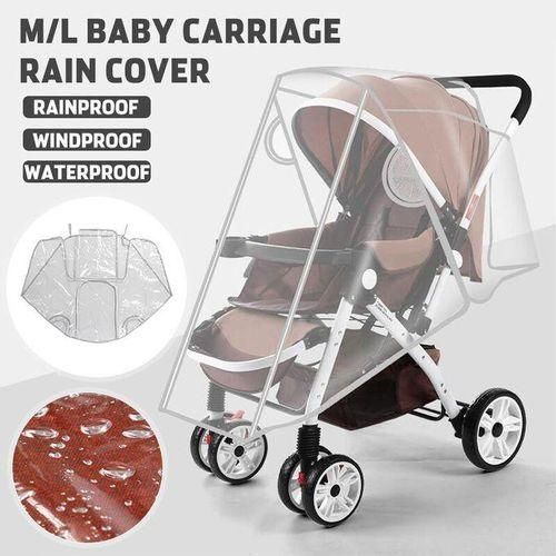 Front Open Design MediumLarge Storage Baby Stroller Weather Shield WaterproofStroller Cover Type B M