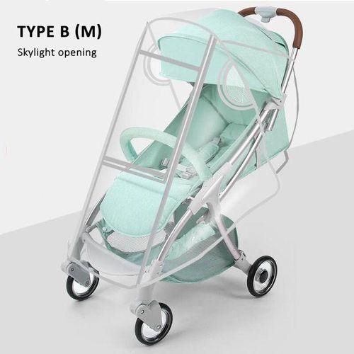 Front Open Design MediumLarge Storage Baby Stroller Weather Shield WaterproofStroller Cover Type B M