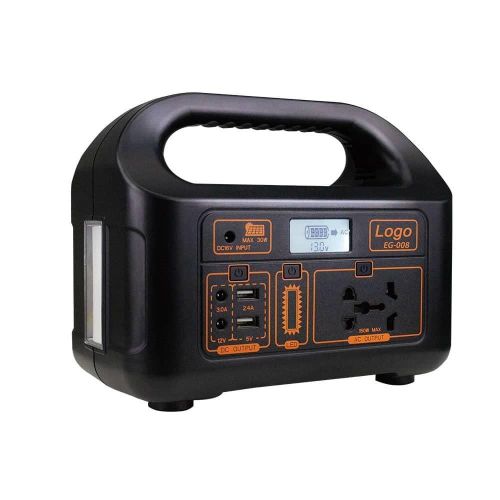 150W Inverter Camping Energy Storage 50Hz/60Hz Sine Wave 12Ah Storage System Can Connect The External Battery Outdoor Power Bank Portable Power Station 220v Inverter 110v Mobile Solar Power Supply Generator- Black