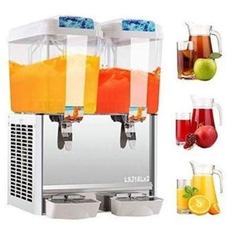 ADH LSJ 18 Liter 2 Tap Juice Dispenser- White