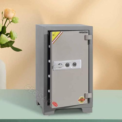 120KGS Internal Size 620H x 420W x 290Dmm Fire proof Safe -Dual Key Locks for Security Safety box- Anti-Burglar Home & Office Fire Protection - Safe Box With Adjustable Shelf, Dual Locks Besides an Internal Lockable Drawer,2 Keys for Valuables, Documents