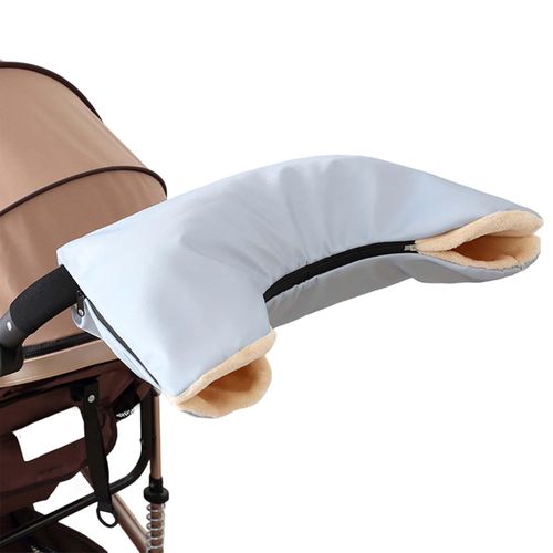 Winter Warm Baby Stroller Gloves Convenient to Install Hand Muff Stroller Accessories Suitable for Parents Gifts,Light Blue NO5242