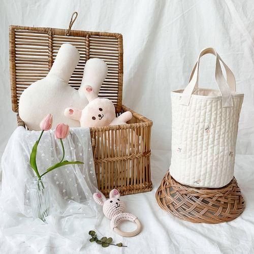 915 Generation Baby Crib Organizer Storage Bags Cotton Bed Storage Diaper