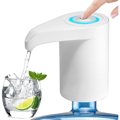 U-HOOME Portable Water Bottle Pump,5 Gallon Water Dispenser USB Charging Automatic Drinking Water Pump For Camping, Kitchen, Workshop, Garage