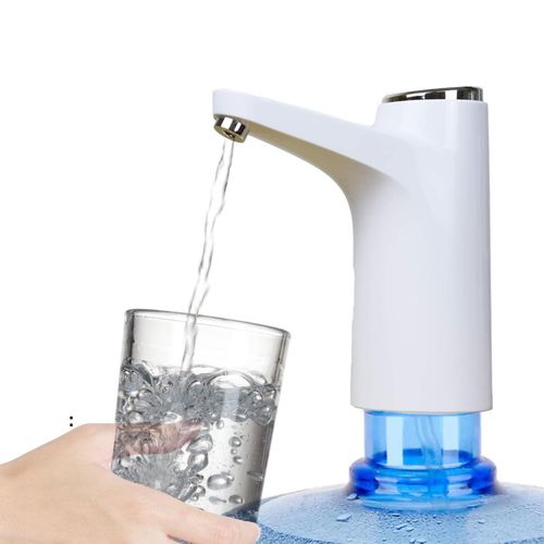 U-HOOME Portable Water Bottle Pump,5 Gallon Water Dispenser USB Charging Automatic Drinking Water Pump For Camping, Kitchen, Workshop, Garage