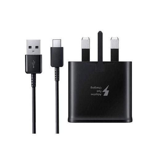 Samsung Original Adaptive Fast Charging Charger For All Smart Phones Type C - Black