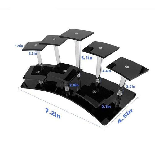 8-Layer Acrylic Riser Display Shelf Display Stand Shelf