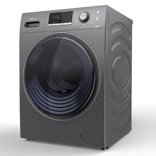 Hisense 10Kg Smart Washer and Dryer With Inverter 10 KG -Titanium  3Yrs Wrnty