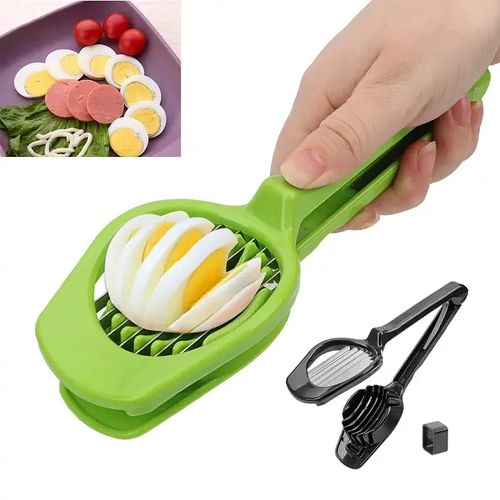 Multi functional stainless steel egg cutter Modern simple household accessory