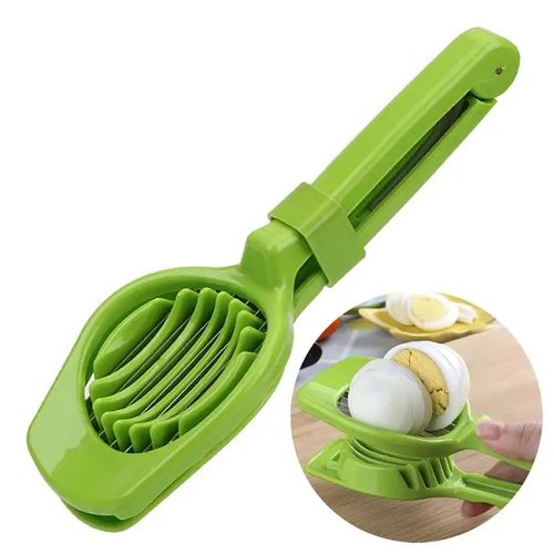 Multi functional stainless steel egg cutter Modern simple household accessory