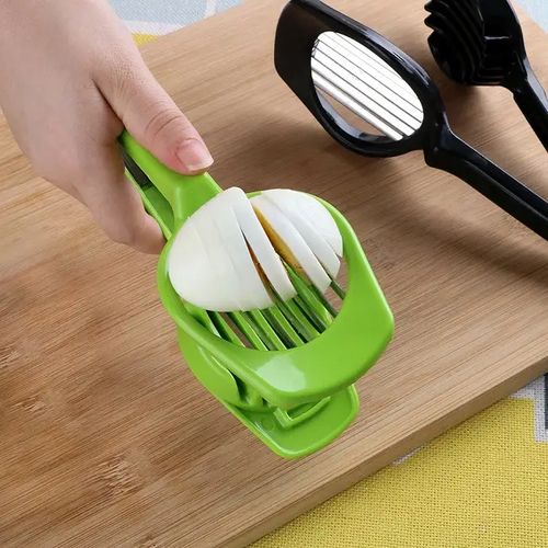 Multi functional stainless steel egg cutter Modern simple household accessory