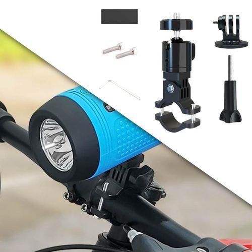 Motorcycle Handlebar Mount Holder Camera Clamp Rotating Camera Base