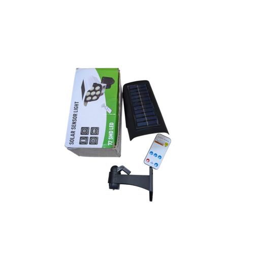 Solar Light Motion Sensor Security Dummy Camera - White