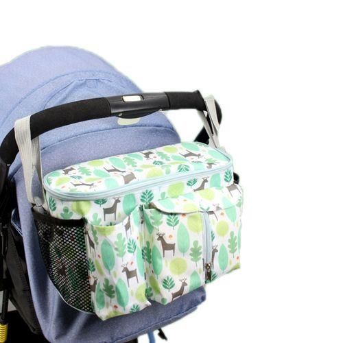 Multifunctional Stroller Storage Bag, Colour: Denglin Deer  Denglin Deer  Lateral Pocket